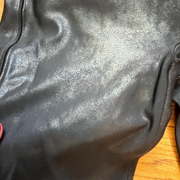 Black Spanx Leather Leggings - Picture 7 of 7